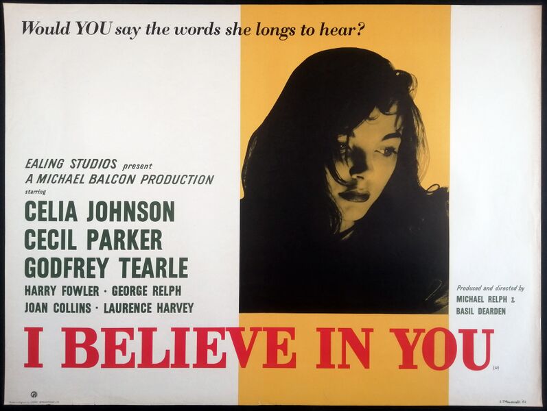 File:I Believe In You film poster.jpg