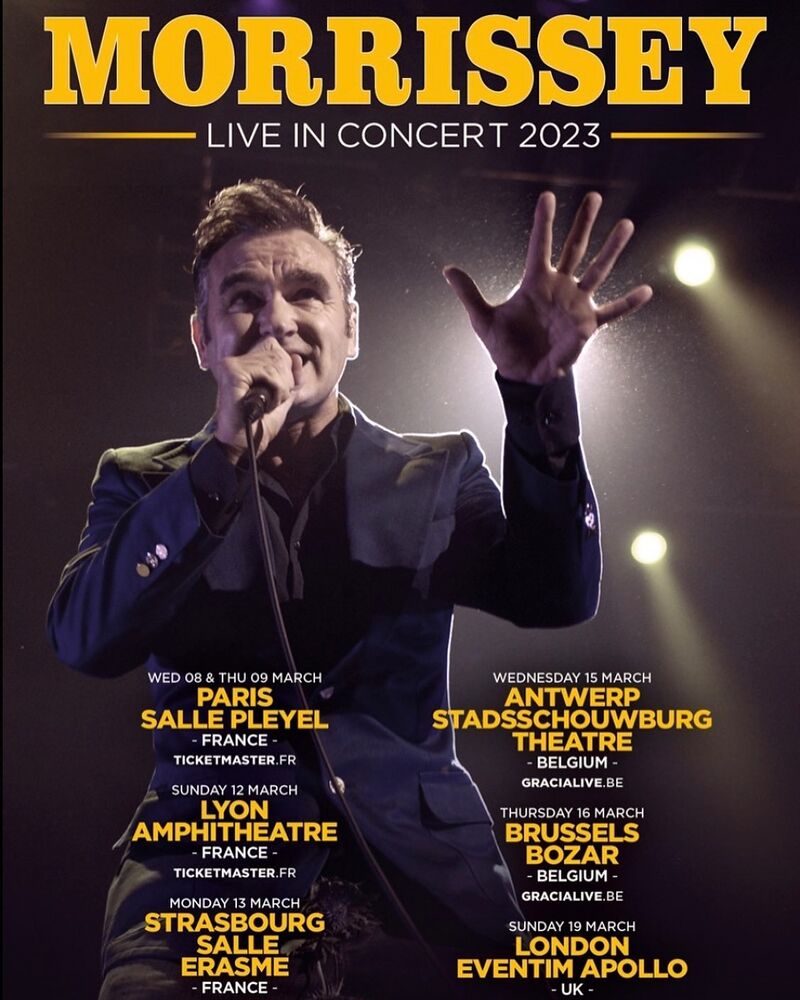 Live In Concert 2023 Morrisseysolo Wiki