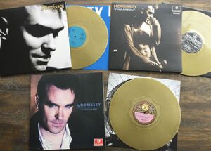Viva hate and your arsenal and vauxhall and i gold vinyl lps.jpg