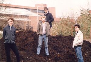 The Manchester Music Group, Soil, Standing on a Mound of soil in 1986.jpg