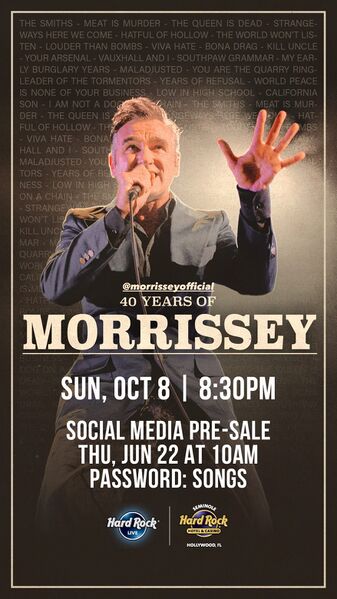 File:40 Years Of Morrissey - Hollywood, FL ad.jpg